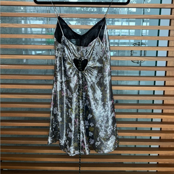 GANNI silver slip dress - Picture 6 of 7